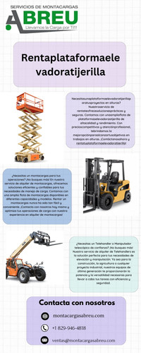 Rentaplataformaelevadoratijerilla :Montacargas Abreu.jpg