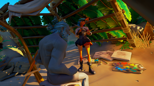 “Hold still!” – Easiest request for a stone cursed pirate