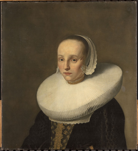Hennekyn, Paulus Anna van der Does (1609 50). Жена Jan de Hooghe, 1658, 67 cm х 61,5 cm, Холст, масл