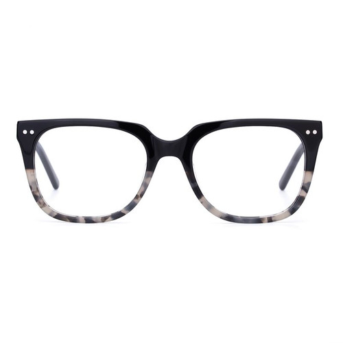 Fashion Black Square Full Rim PC Optical Eyeglasses 52mm.jpg