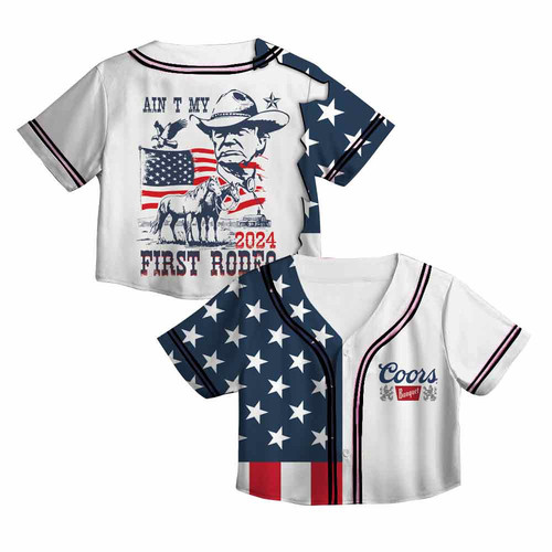 ONOS Coors Banquet Trump Ain't My First Rodeo 2024 4th of July Baseball Jersey.jpg