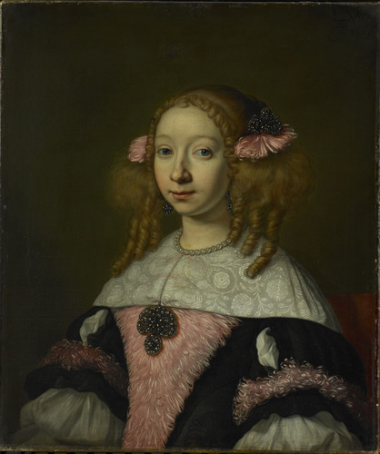 Helst, Lodewijk van der Adriana Jacobusdr Hinlopen (geb 1646). Жена Johannes Wijbrants, 1667, 74 cm 