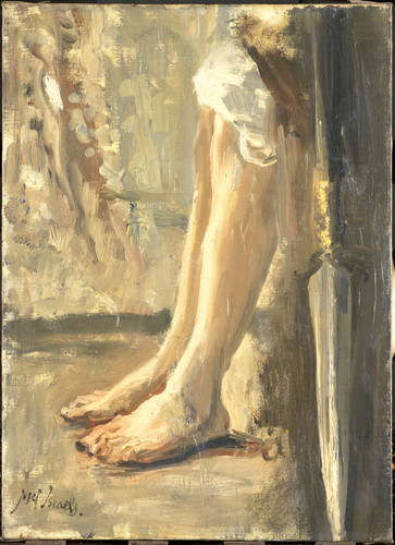 Israels, Jozef Ноги Давида, 1899, 47 cm х 34 cm, Холст, масло