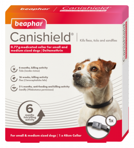 Canishield Flea & Tick Collar (Deltamethrin) Small & Medium Dogs