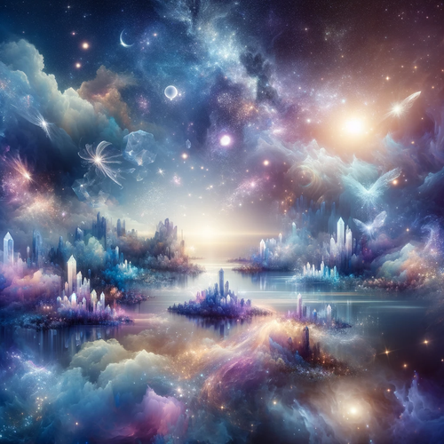 DALL·E 2023 12 02 23.54.49 A celestial dreamscape with a mystical aura. The scene features a starry .png