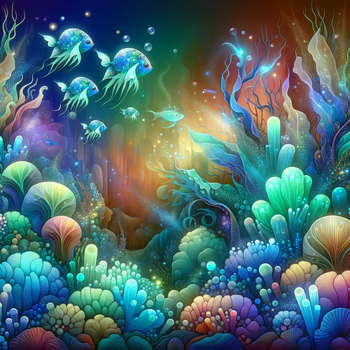 DALL·E 2023 12 02 23.54.35 A whimsical underwater scene with a fantasy twist. The image depicts a co.png