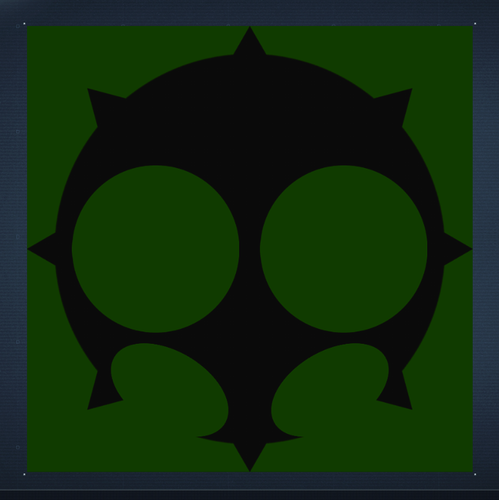 Doom Symbol with Square Background 