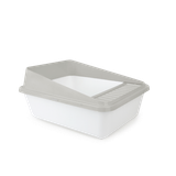 Go Fresh High Back Cat Litter Box Small Sand