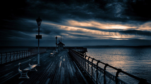 beautiful scenery nature pier in dark background hd dark 1920x1080.jpg
