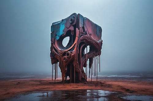 Leonardo Diffusion XL big hauntingly abstract sculpture in fo 0.jpg