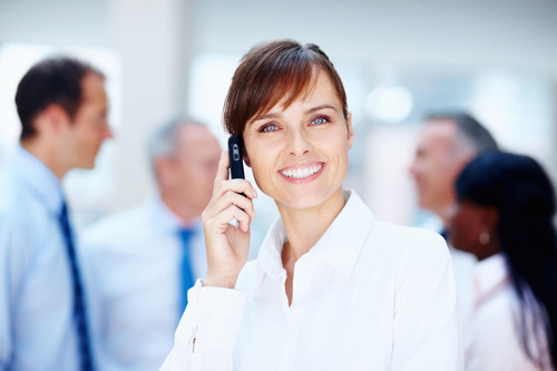 business woman phone call portrait office lawyer with confidence smile happy working company employe.jpg