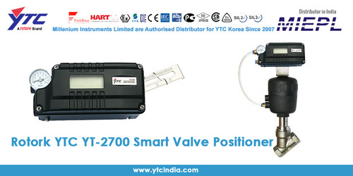 "Rotork YTC YT-2700 Smart Valve Positioner accurately controls valve stroke, according to input signal of 4-20mA, which is being input from the controller. In addition, built-in micro-processing operator optimizes the positioner's performance and provides unique functions such as Auto calibration, PID control, Alarm, and Hart protocol.



YTC India are Exclusive distributors, Supplier & Dealers in India for YTC make pneumatic positioners, air filter and pressure regulators, limit switch box, electro pneumatic positioners valve and calibiration positioners, hart and ip converters air and vaccum boster and valves catalog, manuals. YTC Korea products confirm to best International quality and are at par with norgren, parker, abb, rotex, siemens, samson, shavo, smc, watson smith, watts, siemens 760, 6dr5210, ps2, sipart, tzidc in Ytc India.Reviews For Rotork YTC Smart Valve Positioner."
For More Details Visit Our Website :- www.ytcindia.com
Email Us At :- info@ytcindia.com , ytcindia9@gmail.com
Tel. No.: +91-11-2201-4325,4327,65094516

PRODUCT URL : http://www.ytcindia.com/product-description/rotork-ytc-yt-2700/rotork-ytc-smart-valve-positioner/smart-positioner/8