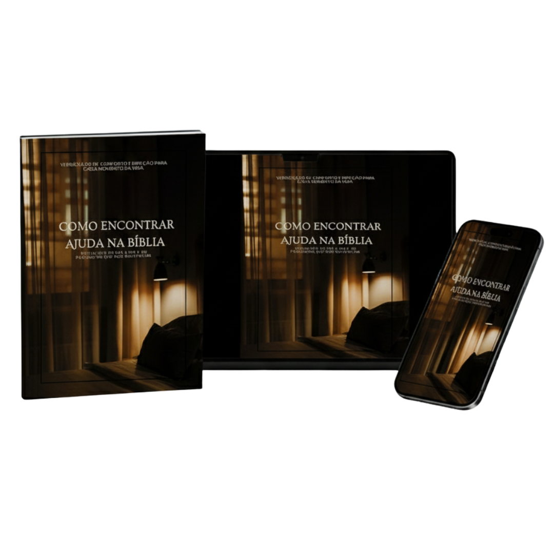 Capa do E-book Como Encontrar Ajuda na Bíblia