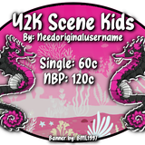y2k scene kids seahorse