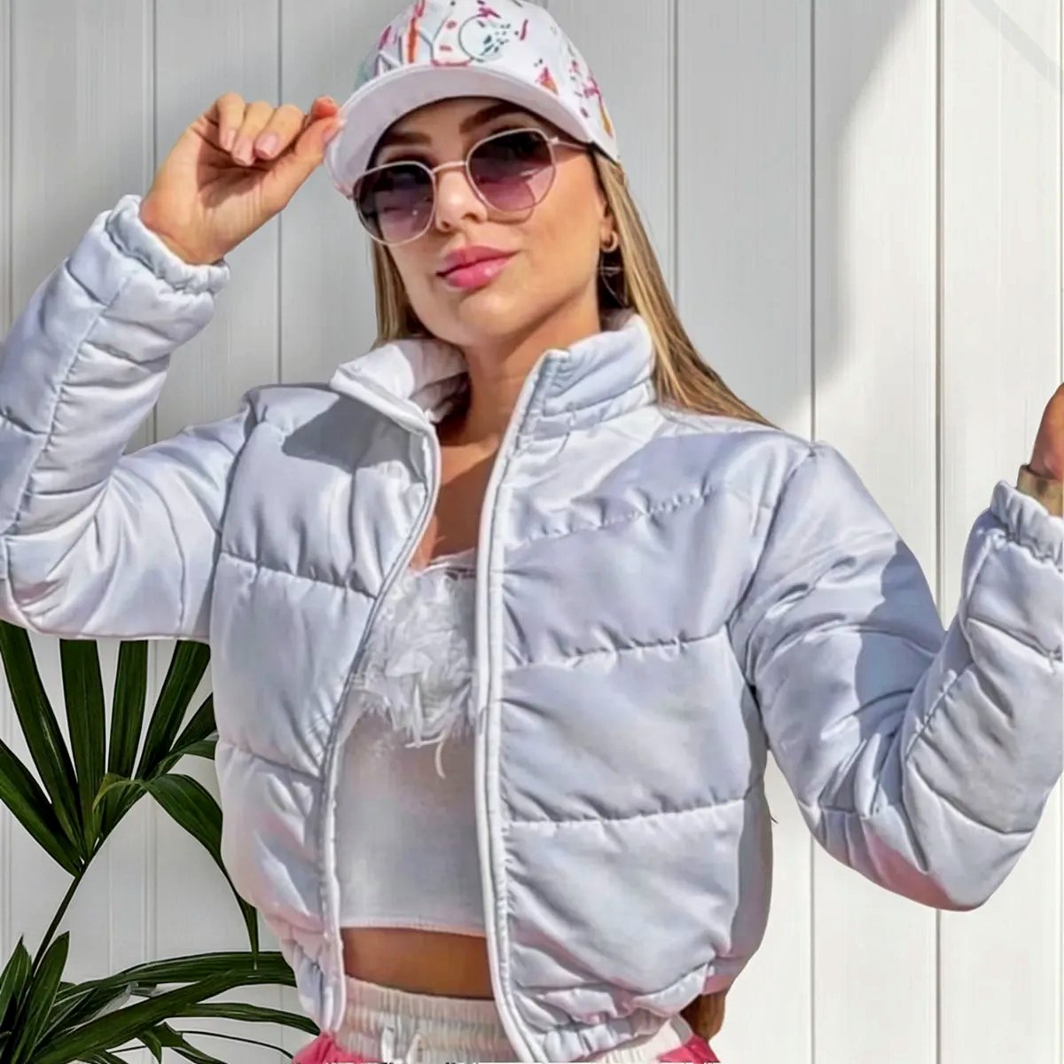 Jaqueta Feminina Puffer Bobojaco Blusa De Frio Neve Casaco