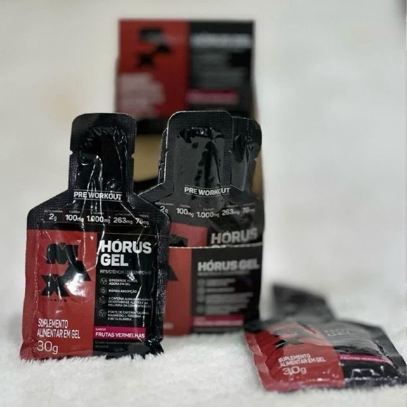 Hórus Gel Display (10 sachês 30g), Frutas Vermelhas