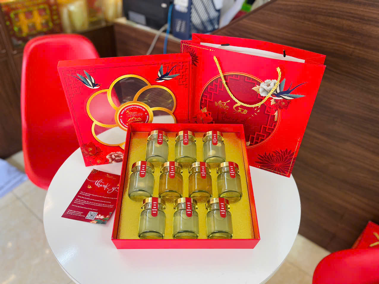 Sét quà tặng Hộp 10 hũ Yến 70ml
