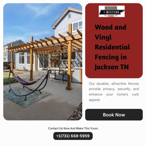 Wood and Vinyl Residential Fencing in Jackson TN.jpg
