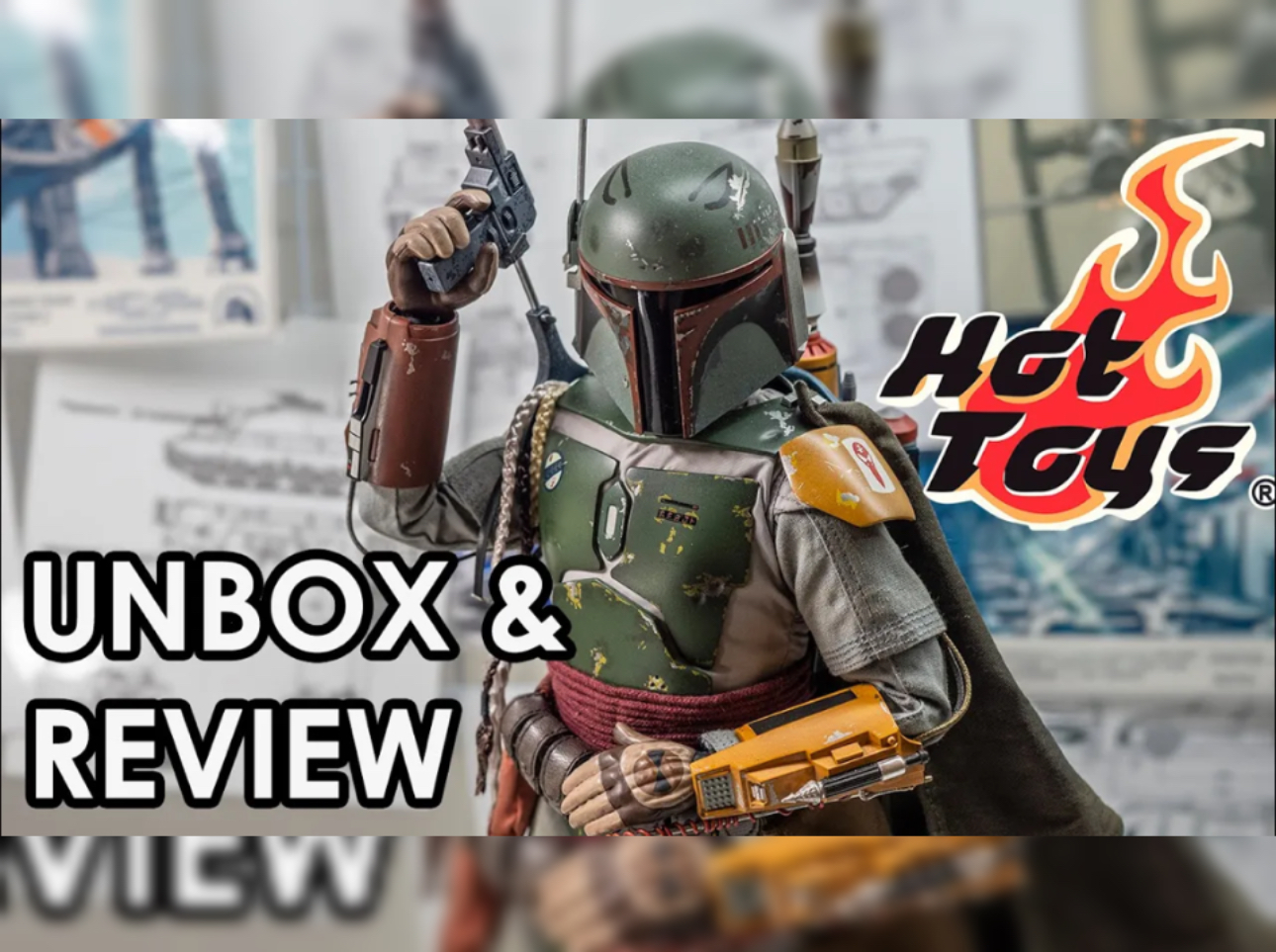 Hot Toys Boba Fett Star Wars The Empire Strikes Back 40th Anniversary Sixth Scale 1/6 Unbox & Review Hot Toys Boba Fett Star Wars The Empire Strikes Back 40th Anniversary Sixth Scale 1/6 Unbox & Review