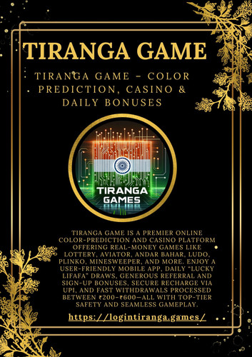 Tiranga Game – Color Prediction, Casino & Daily Bonuses