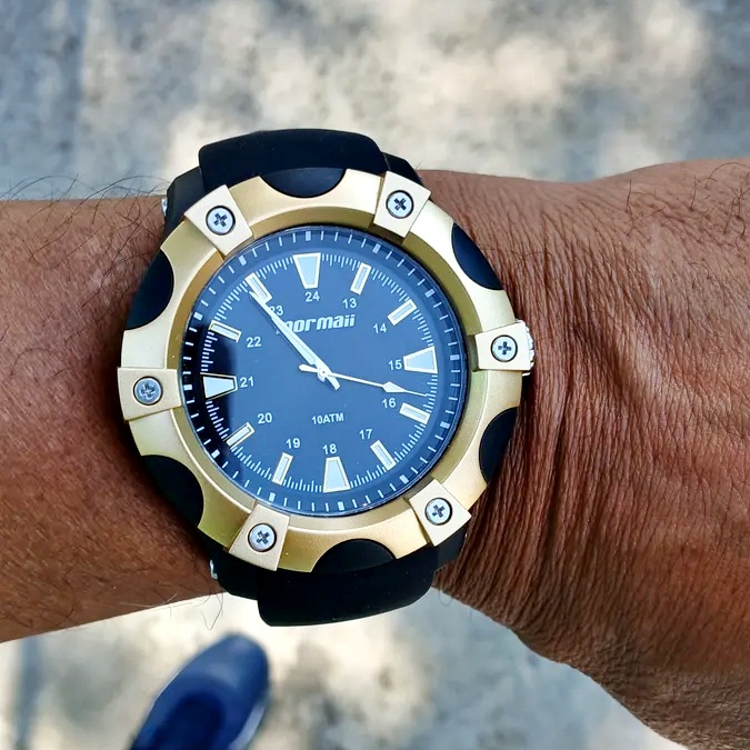 Relógio Masculino Urban Mo2035lx/8d Com 10 ATM Preto Mormaii