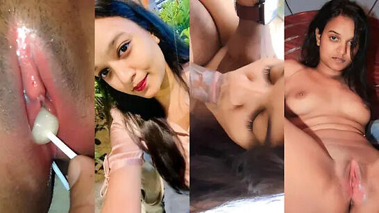 Exclusive Desi Hot GF Putting Lollipop In Pussy Fucking
