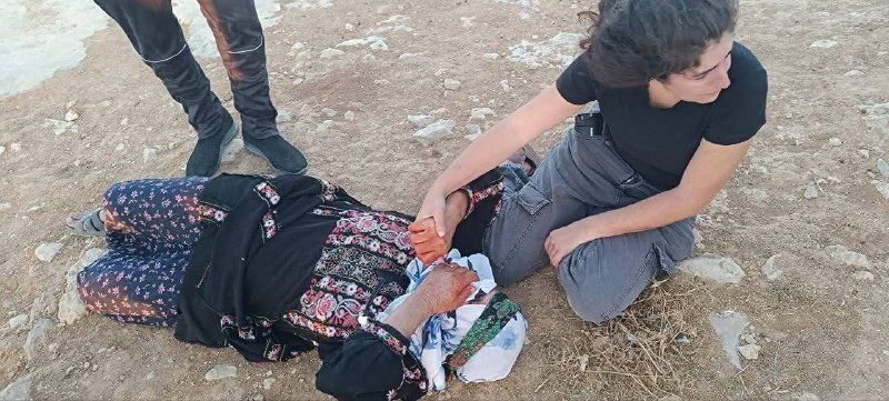 إصابة عدد من المزارعين الفلسطينيين والمتضامنين الأجانب عقب هجوم المستـ ـوطنين على منطقة قواويص في مسافر يطا جنوب الخليل....