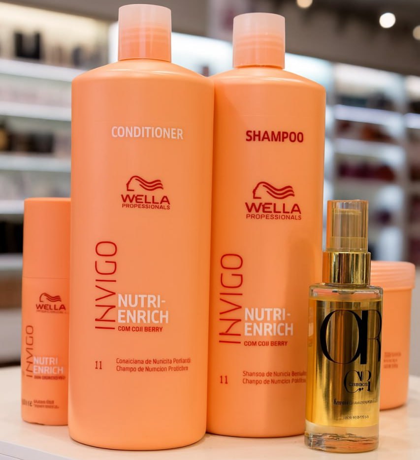 Kit Wella Nutri Enrich Profissional 5 Produtos