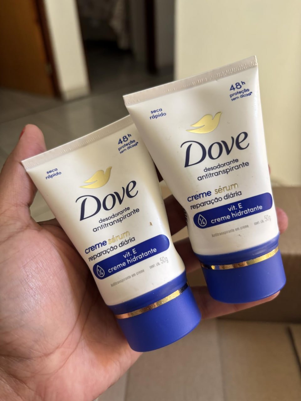 Dove Desodorante Antitranspirante em Creme Sérum Reparação Diária 50 G