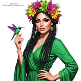 aigenbycaz vibrantgreenfloralgirl (6)