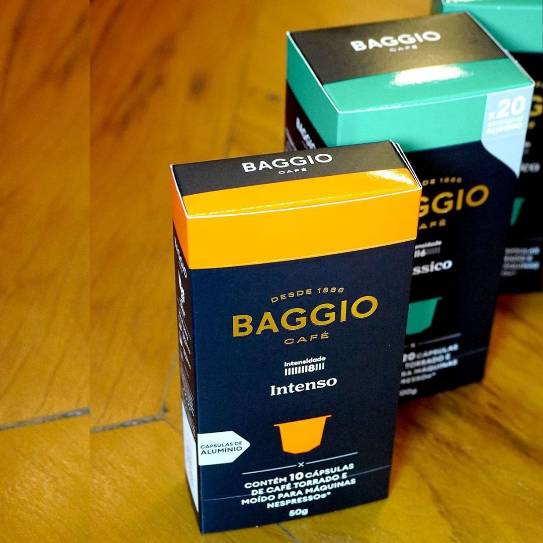 Baggio Café Cápsulas De Café Intenso Compatível Com Nespresso Contém 10 Cápsulas Baggio Café Cápsulas De Café Intenso Compatível Com Nespresso Contém 10 Cápsulas