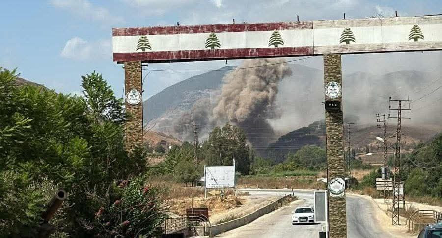 الآن: تقوم إسرائيل بقصف لبنان باستخدام كميات كبيرة من القنابل....