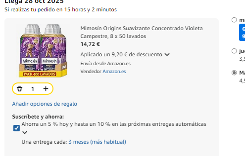 cupón amazon