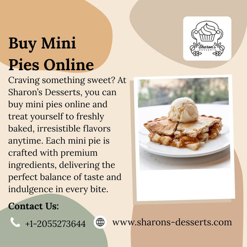Crave, Click, Enjoy Buy Mini Pies Online Effortlessly