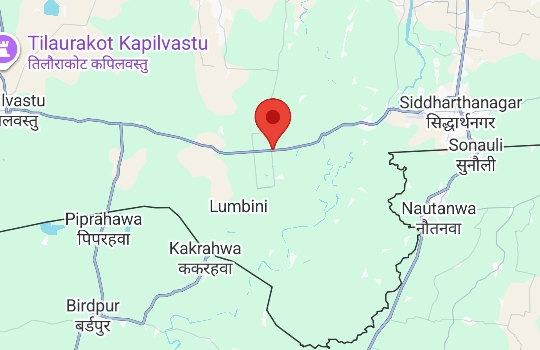 Lumbini Bouddha University Map