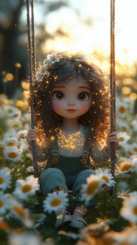 surajarts a cute baby girl doll 3d animation style long curly h 0cc67c3d dc04 4221 b0c7 277192b1cf21.jpg