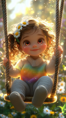 surajarts a cute baby girl rosy cheeks in 3d animation style si b7d90b3b ae3e 424d a9a2 893427ab925d.jpg