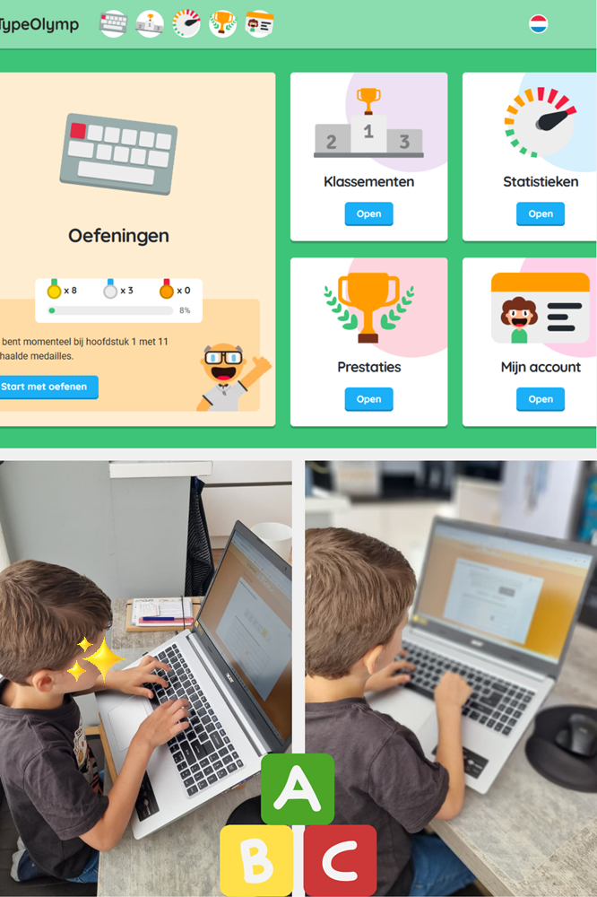 Vlugge vingers: Online leren typen met de typcursus van Type Olymp