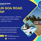 Our 28 seater took a fun loving group of friends to Goa