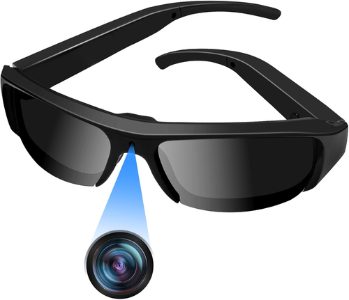 #VerdientProvisionen<br>Klein Brillen Kamera HD 1080P Tragbar Videorecorder ohne WLAN Sonnenbrillen Action Kamera f?r Videoaufnahmen F?r den Ausseneinsatz mit 16GB Micro SD Karte