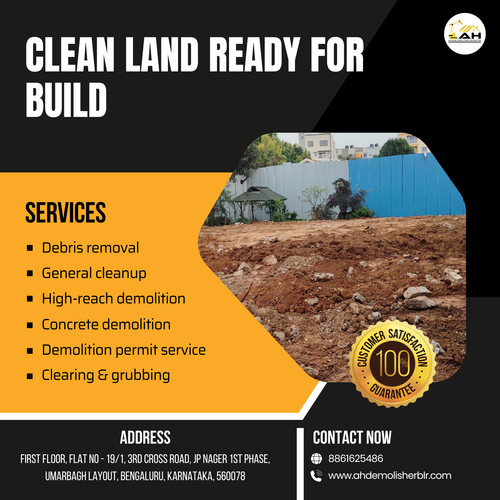 We cleared and grubbed a BTM Layout site