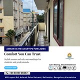 Live in comfort and safety at Amaravathi Luxury PG for Ladies near Bellandur.