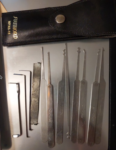 11-Piece Lock Pick Set with Metal Handles - MPXS-11