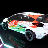 Ford Focus RS ‘16 w/ Lamborghini Countach wheels (mod)