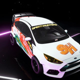 Ford Focus RS ‘16 w/ Lamborghini Countach wheels (mod)