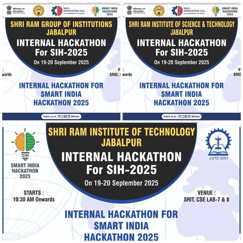 Internal Hackathon Gateway to Smart India Hackathon 2025 is Set to Host at Shri Ram Group Jabalpur.jpg
