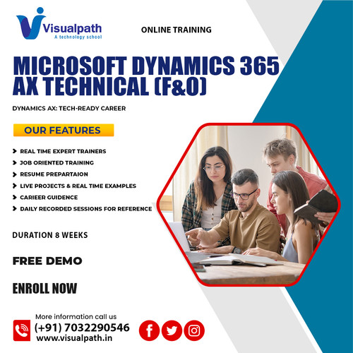 Visualpath offers the Best Professional MicroSoft Dynamics Ax Training in India designed for both beginners and professionals. Gain hands-on experience through live classes, real-time projects, and expert-led sessions focused on practical learning. Build strong AX implementation skills and get job-ready support. We also provide corporate and global training programs. Call +91-7032290546 for more details.

WhatsApp: https://wa.me/c/917032290546
Visit: https://www.visualpath.in/online-microsoft-dynamics-ax-technical-training.html
Visit our Blog: https://visualpathblogs.com/category/d365-ax-technical/