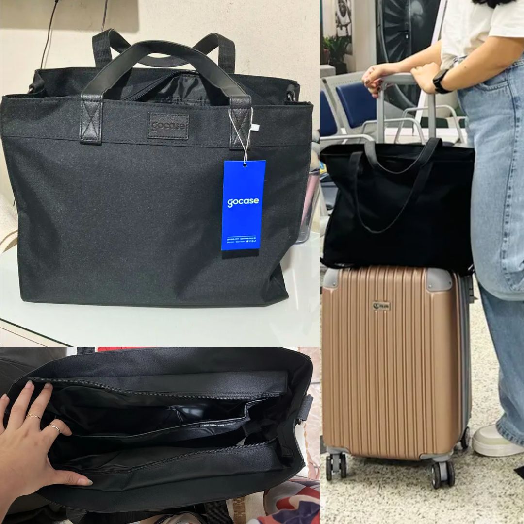 Bolsa Tote Daily Clear Gocase – Leve, Moderna E Minimalista Cor Preto
