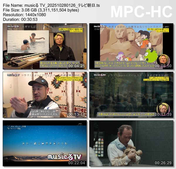 [TV-Variety] musicる TV – 2025.10.27