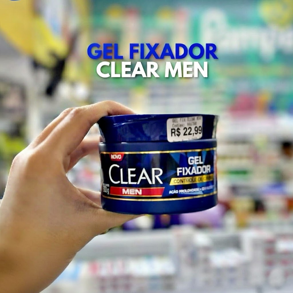 Gel Fixador Clear Men 300G Controle De Caspa
